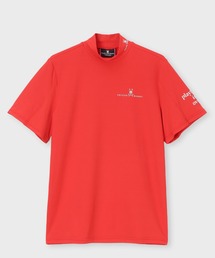 Psycho Bunny（サイコバニー）の「[GOLF]メタリックロゴ TWINCOT UV モックネック Tシャツ（Tシャツ/カットソー・メンズ）」