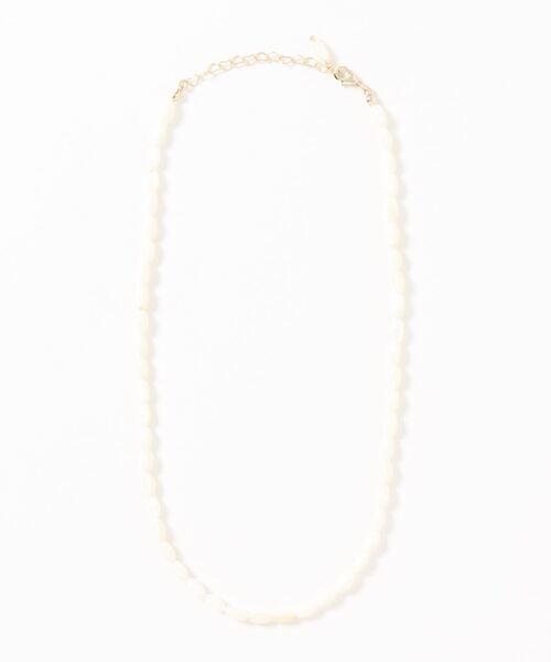Te chichi(テチチ)の「シェルネックレス(ネックレス・レディース・ホワイト/ベージュ・フリ-)」の2枚目の写真