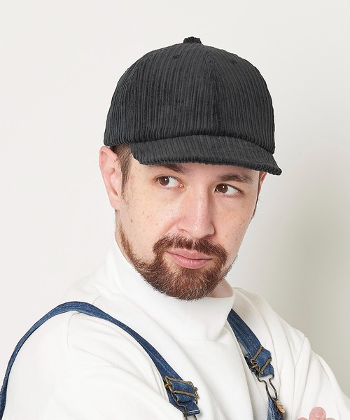 Mighty Shine(マイティシャイン)の「Corduroy 6Panel Cap(キャップ・メンズ・ブラウン/ブラック/ベージュ・FREE)」の2枚目の写真