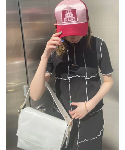 jouetie（ジュエティ）の「メッシュキャップ（キャップ・レディース・ブラック/グリーン/ボルドー・FREE）」の17枚目の写真