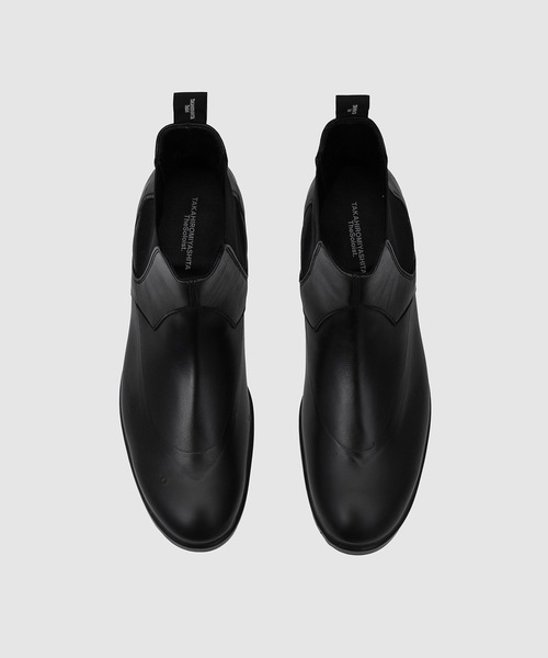 TAKAHIROMIYASHITATheSoloIst.(タカヒロミヤシタザソロイスト)の「rubber dip processing chelsea boots.(ブーツ・メンズ・ブラック・US8/US9)」の5枚目の写真