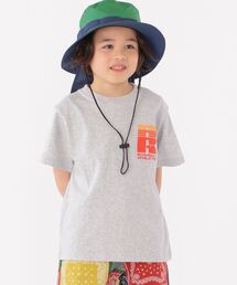 【SHIPS KIDS別注】RUSSELL ATHLETIC:モーション ロゴ TEE(100~160cm)