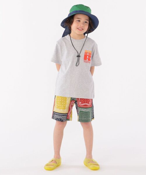 Russell Athletic(ラッセルアスレティック)の「【SHIPS KIDS別注】RUSSELL ATHLETIC:モーション ロゴ TEE(100~160cm)(Tシャツ/カットソー・キッズ・ライトグリーン/グレー/オレンジ・120/130/S/145/110/M/160/100)」の4枚目の写真