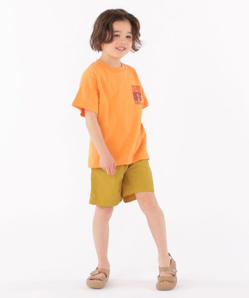 Russell Athletic(ラッセルアスレティック)の「【SHIPS KIDS別注】RUSSELL ATHLETIC:モーション ロゴ TEE(100~160cm)(Tシャツ/カットソー・キッズ・ライトグリーン/グレー/オレンジ・120/130/S/145/110/M/160/100)」の5枚目の写真