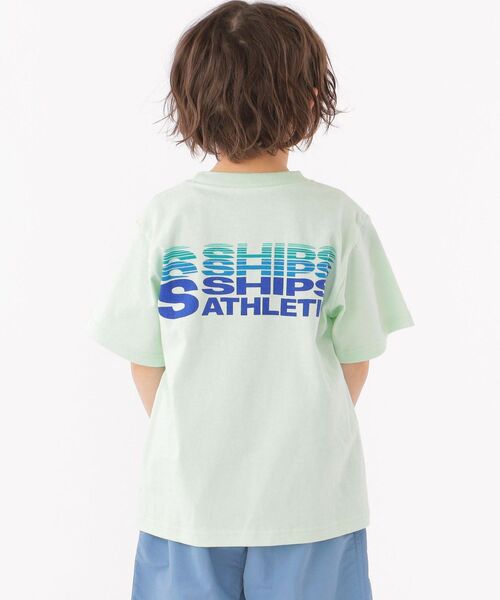 Russell Athletic(ラッセルアスレティック)の「【SHIPS KIDS別注】RUSSELL ATHLETIC:モーション ロゴ TEE(100~160cm)(Tシャツ/カットソー・キッズ・ライトグリーン/グレー/オレンジ・120/130/S/145/110/M/160/100)」の10枚目の写真