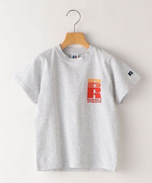 Russell Athletic(ラッセルアスレティック)の「【SHIPS KIDS別注】RUSSELL ATHLETIC:モーション ロゴ TEE(100~160cm)(Tシャツ/カットソー・キッズ・ライトグリーン/グレー/オレンジ・120/130/S/145/110/M/160/100)」の11枚目の写真