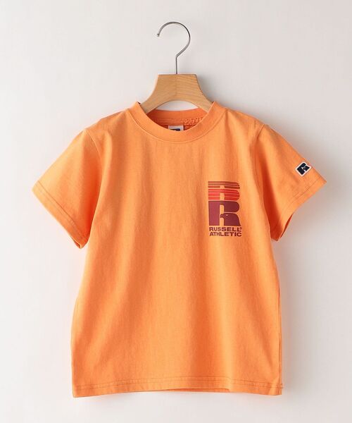 Russell Athletic(ラッセルアスレティック)の「【SHIPS KIDS別注】RUSSELL ATHLETIC:モーション ロゴ TEE(100~160cm)(Tシャツ/カットソー・キッズ・ライトグリーン/グレー/オレンジ・120/130/S/145/110/M/160/100)」の12枚目の写真