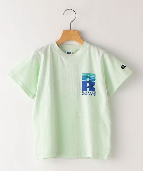 Russell Athletic(ラッセルアスレティック)の「【SHIPS KIDS別注】RUSSELL ATHLETIC:モーション ロゴ TEE(100~160cm)(Tシャツ/カットソー・キッズ・ライトグリーン/グレー/オレンジ・120/130/S/145/110/M/160/100)」の13枚目の写真
