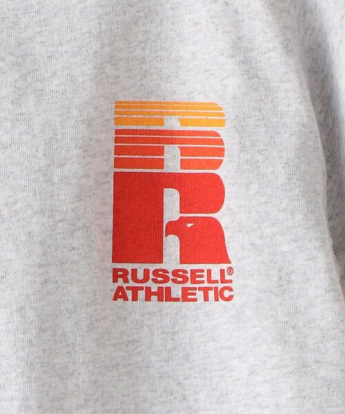 Russell Athletic(ラッセルアスレティック)の「【SHIPS KIDS別注】RUSSELL ATHLETIC:モーション ロゴ TEE(100~160cm)(Tシャツ/カットソー・キッズ・ライトグリーン/グレー/オレンジ・120/130/S/145/110/M/160/100)」の21枚目の写真