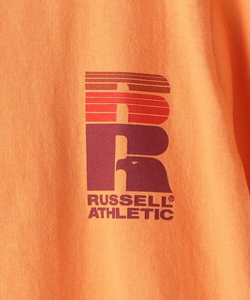 Russell Athletic(ラッセルアスレティック)の「【SHIPS KIDS別注】RUSSELL ATHLETIC:モーション ロゴ TEE(100~160cm)(Tシャツ/カットソー・キッズ・ライトグリーン/グレー/オレンジ・120/130/S/145/110/M/160/100)」の22枚目の写真