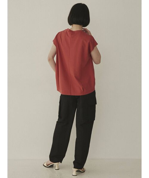 COTORICA（コトリカ）の「裾タックノースリプルオーバー（Tシャツ/カットソー・レディース・オフホワイト/ブラック/ピンク/グリーン・FREE）」の8枚目の写真