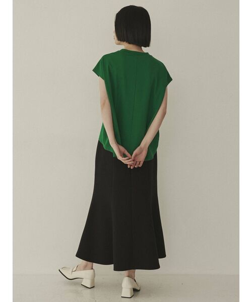 COTORICA（コトリカ）の「裾タックノースリプルオーバー（Tシャツ/カットソー・レディース・オフホワイト/ブラック/ピンク/グリーン・FREE）」の11枚目の写真