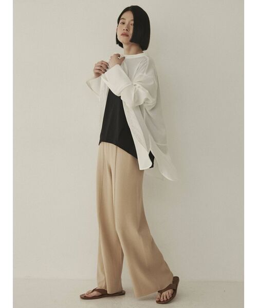 COTORICA（コトリカ）の「裾タックノースリプルオーバー（Tシャツ/カットソー・レディース・オフホワイト/ブラック/ピンク/グリーン・FREE）」の15枚目の写真