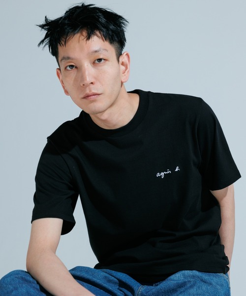 agnes b.(アニエスベー)の「【agnes b. pour ADAM ET ROPE'】T-SHIRTS(Tシャツ/カットソー・メンズ・ホワイト/ブラック/ピンク/ターコイズブルー/グリーン・L/XL)」の3枚目の写真