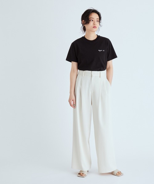 agnes b.(アニエスベー)の「【agnes b. pour ADAM ET ROPE'】T-SHIRTS(Tシャツ/カットソー・メンズ・ホワイト/ブラック/ピンク/ターコイズブルー/グリーン・L/XL)」の6枚目の写真