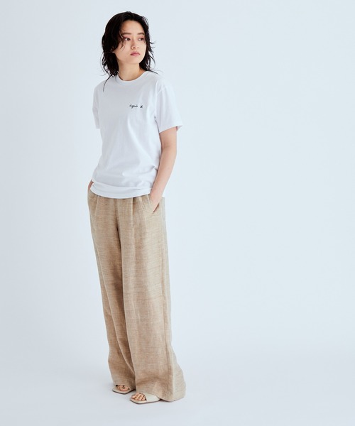 agnes b.(アニエスベー)の「【agnes b. pour ADAM ET ROPE'】T-SHIRTS(Tシャツ/カットソー・メンズ・ホワイト/ブラック/ピンク/ターコイズブルー/グリーン・L/XL)」の18枚目の写真