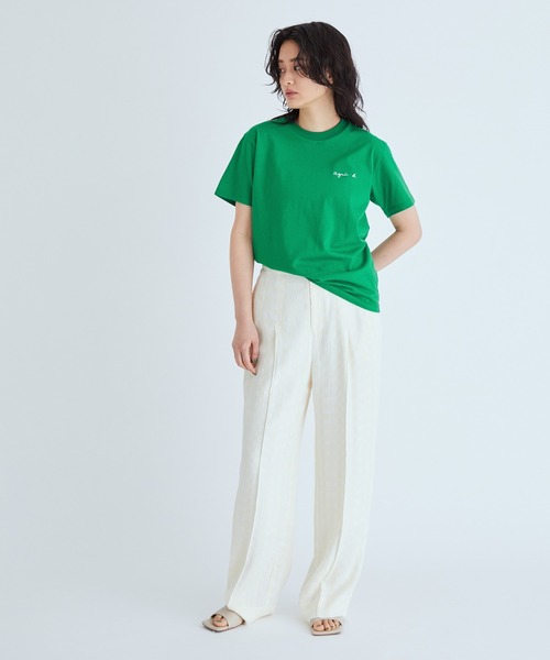 agnes b.(アニエスベー)の「【agnes b. pour ADAM ET ROPE'】T-SHIRTS(Tシャツ/カットソー・メンズ・ホワイト/ブラック/ピンク/ターコイズブルー/グリーン・L/XL)」の12枚目の写真
