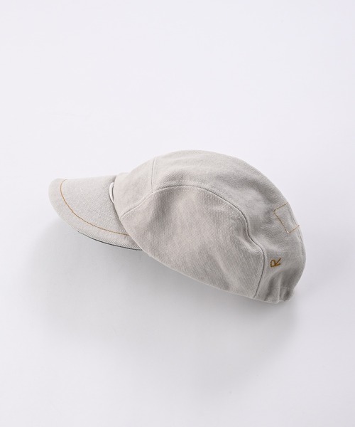 45R（フォーティファイブアール）の「4号帆布のヨットキャップ（キャップ・レディース・オフホワイト・SMALL/MEDIUM）」の5枚目の写真