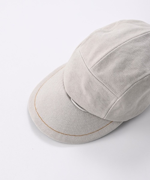 45R（フォーティファイブアール）の「4号帆布のヨットキャップ（キャップ・レディース・オフホワイト・SMALL/MEDIUM）」の4枚目の写真