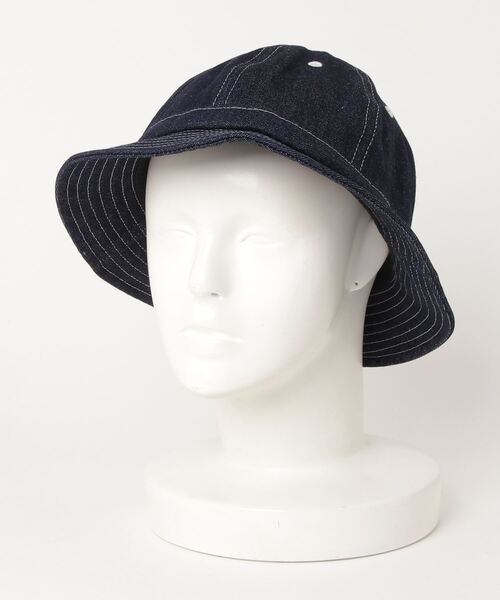 FTC（エフティーシー）の「DENIM BELL HAT（ハット・メンズ・ブラック/インディゴブルー・MEDIUM/LARGE）」の5枚目の写真