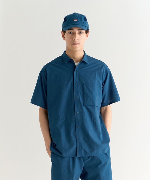 【新品未使用 M】ナンガ　ドットエア　コンフィー ショートスリーブシャツ NANGA（ナンガ）の「DotAir COMFY S/S SHIRT/ドットエア コンフィー