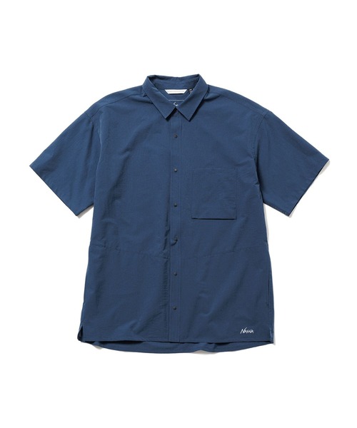 送料込【ゆうパケット】25SS レディース NANGA シャツ DotAir COMFY S/S SHIRT W NW2412-1H203： 正規品/ナンガ/ドットエアー/吸汗速乾/OUTDOOR NANGA 送料込【ゆうパケット】25SS レディース シャツ DotAir