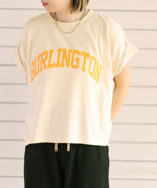 cepo(セポ)の「カレッジロゴドロップTee(Tシャツ/カットソー・レディース・ホワイト/ブラック/オフホワイト/ライム・M)」の18枚目の写真