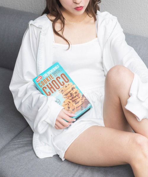 WEGO（ウィゴー）の「WEGO/【WEB限定 3点セット】スウェットセットアップ（ルームウェア/パジャマ・レディース・ホワイト/ライトグレー/ブラック・FREE）」の6枚目の写真