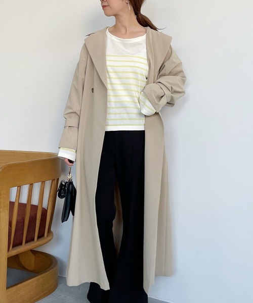 ブランド古着 トレンチコート トレンチコート Mysty Woman ミスティウーマン のファッション通販 Zozoused