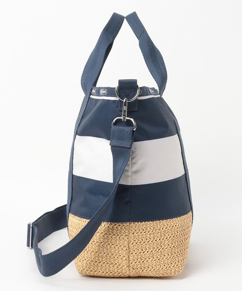 【LeSportsac】SUMMER RUGBY NAVY MEDIUM BOARDWALK TOTE*関税込 LeSportsac(レスポートサック)の「MED BOARDWALK TOTE サマー