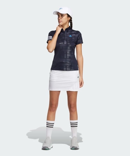 アディダス adidas ゴルフ ボタンダウンシャツ グラフィック 半袖ボタンダウンシャツ【adidas Golf/アディダス