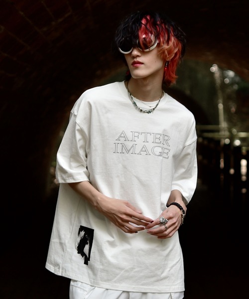 G.O.C（ジーオーシー）の「オーバーサイズ コットン マルチプリント 半袖 Tシャツ（Tシャツ/カットソー・メンズ・ホワイト/チャコールグレー/ブラック/グリーン/ボルドー/ブルーグレー/ホワイト系その他/ブラック系その他/グレー系その他/ホワイト系その他2/ホワイト系その他3/ホワイト系その他4/ホワイト系その他5/ホワイト系その他6/ブラック系その他2/ブラック系その他3/ブラック系その他4/ブラック系その他5/ブラック系その他6・MEDIUM/LARGE）」の5枚目の写真