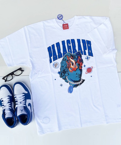 Paragraph(パラグラフ)の「PARAGRAPH / パラグラフ 半袖 Tシャツ 22SS Logo T-shirt(Tシャツ/カットソー・メンズ・ネイビー/ホワイト/ピンク/イエロー/チャコールグレー/グリーン/ホワイト系その他/グレー系その他/グレー系その他2/グレー系・フリー/FREE)」の2枚目の写真