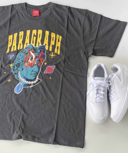 Paragraph(パラグラフ)の「PARAGRAPH / パラグラフ 半袖 Tシャツ 22SS Logo T-shirt(Tシャツ/カットソー・メンズ・ネイビー/ホワイト/ピンク/イエロー/チャコールグレー/グリーン/ホワイト系その他/グレー系その他/グレー系その他2/グレー系・フリー/FREE)」の4枚目の写真