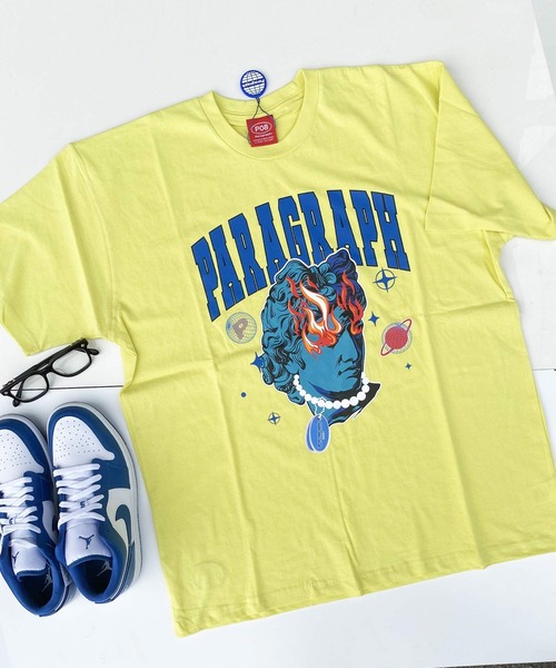 Paragraph(パラグラフ)の「PARAGRAPH / パラグラフ 半袖 Tシャツ 22SS Logo T-shirt(Tシャツ/カットソー・メンズ・ネイビー/ホワイト/ピンク/イエロー/チャコールグレー/グリーン/ホワイト系その他/グレー系その他/グレー系その他2/グレー系・フリー/FREE)」の9枚目の写真