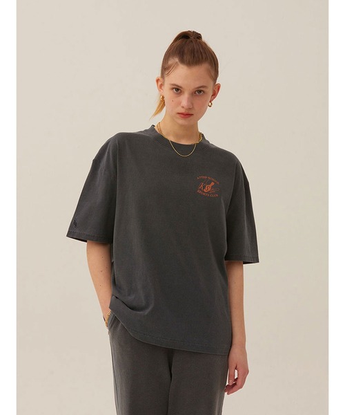 KIRSH（キルシー）の「KIRSH SPORTS PIGMENT SHORT SLEEVE T-SHIRT LS キルシースポーツ ピグメント Tシャツ（Tシャツ/カットソー・レディース・ピンク/ブルー/チャコールグレー・ONE SIZE）」の19枚目の写真