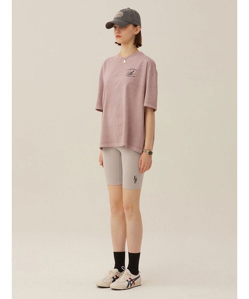 tシャツ KIRSH SPORTS PIGMENT SHORT SLEEVE T-SHIRT LS キルシースポーツ ピグメント Tシャツ レディース tシャツ KIRSH SPORTS PIGMENT SHORT SLEEVE T-SHIRT LS