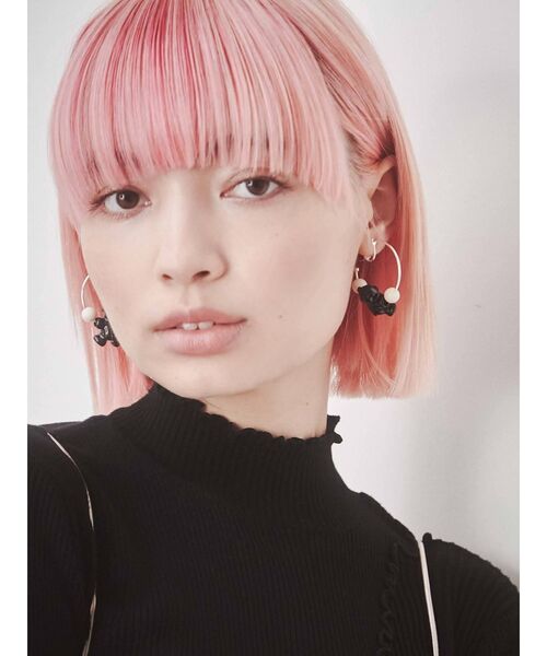 merry jenny（メリージェニー）の「acrylic bear earring（イヤリング・レディース・ブラック/ブラウン/クリア・FREE）」の8枚目の写真