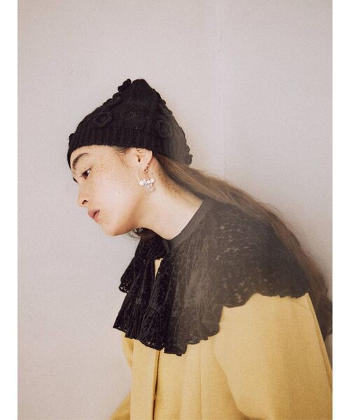 merry jenny（メリージェニー）の「acrylic bear earring（イヤリング・レディース・ブラック/ブラウン/クリア・FREE）」の7枚目の写真