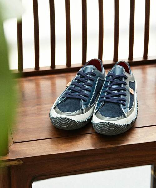 MEN'S MELROSE（メンズメルローズ）の「【別注】SPINGLE MOVE（スピングルムーブ） lowカットスニーカー（スニーカー・メンズ・グレー/ネイビー・25.5/27.5/26.5）」の10枚目の写真