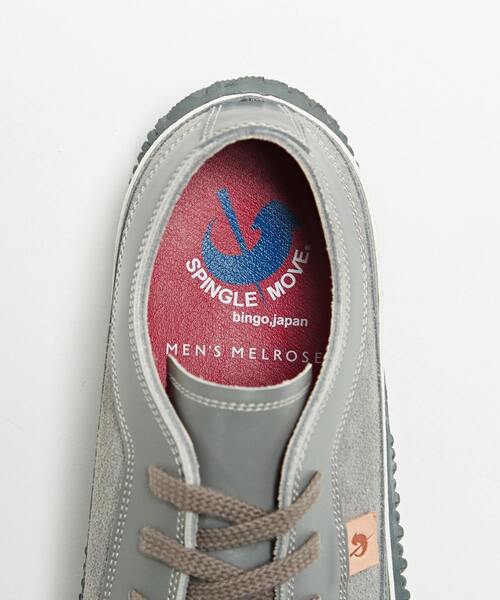 MEN'S MELROSE（メンズメルローズ）の「【別注】SPINGLE MOVE（スピングルムーブ） lowカットスニーカー（スニーカー・メンズ・グレー/ネイビー・25.5/27.5/26.5）」の21枚目の写真