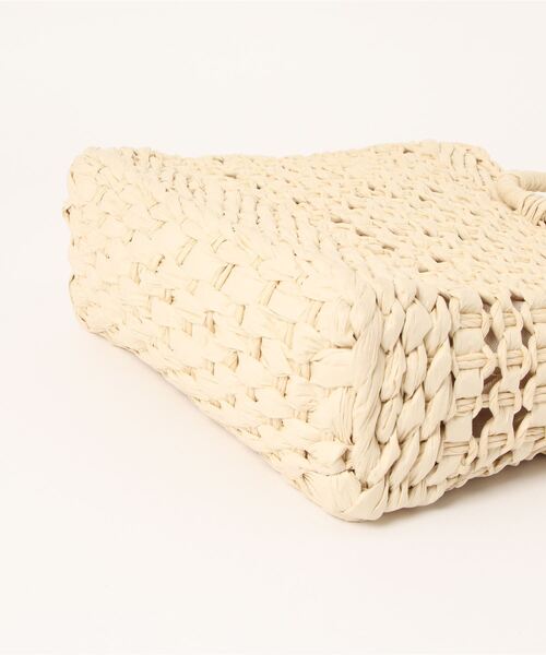 Bou Jeloud（ブージュルード）の「【ＥＣ】リングハンドルトートバッグ（かごバッグ・レディース・ブラウン/アイボリー/ミント・-）」の14枚目の写真