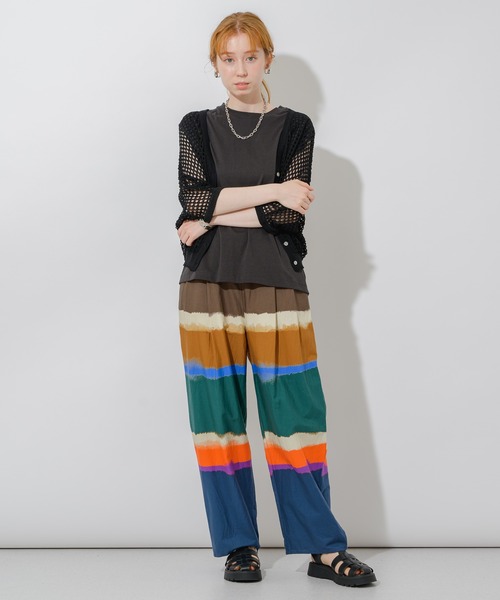 Paradise Picnic（パラダイスピクニック）の「メッシュショートカーディガン（カーディガン/ボレロ・レディース・ブラック/ホワイト/ピンク・FREE）」の8枚目の写真