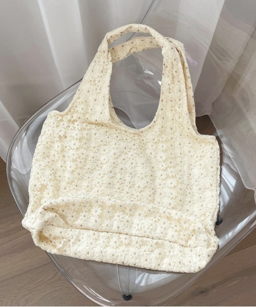 apres jour(アプレジュール)の「【apres jour×ARIAZ】マーガレットトートBAG(トートバッグ・レディース・オフホワイト/アイボリー・FREE)」の4枚目の写真