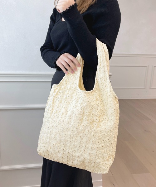 apres jour(アプレジュール)の「【apres jour×ARIAZ】マーガレットトートBAG(トートバッグ・レディース・オフホワイト/アイボリー・FREE)」の11枚目の写真