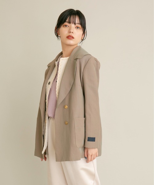 Eimee Law(エイミーロウ)の「Bテーラードジャケット(テーラードジャケット・レディース・ブラック/カーキ系・38)」の18枚目の写真