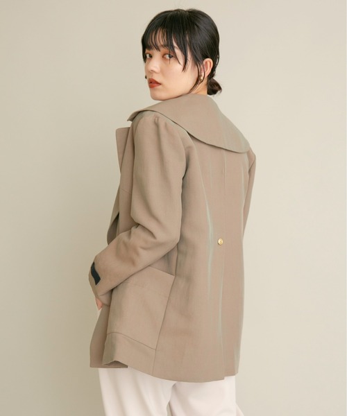 Eimee Law(エイミーロウ)の「Bテーラードジャケット(テーラードジャケット・レディース・ブラック/カーキ系・38)」の21枚目の写真