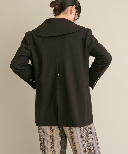 Eimee Law(エイミーロウ)の「Bテーラードジャケット(テーラードジャケット・レディース・ブラック/カーキ系・38)」の4枚目の写真