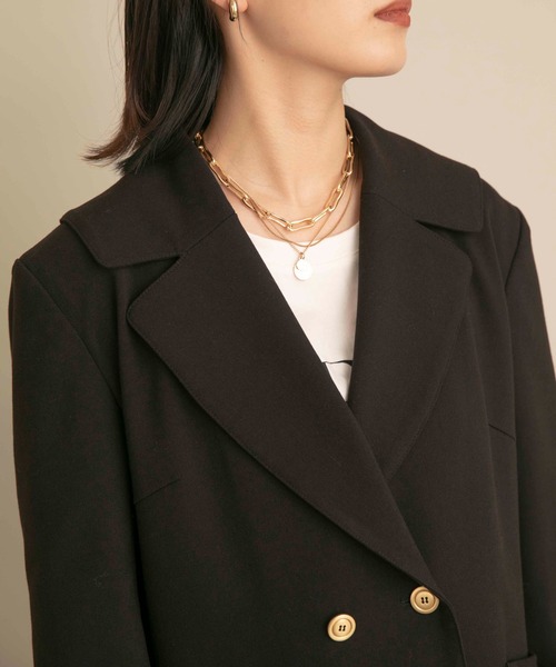 Eimee Law(エイミーロウ)の「Bテーラードジャケット(テーラードジャケット・レディース・ブラック/カーキ系・38)」の12枚目の写真