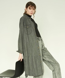 【LEE(リー)】デニムシャツワンピ
